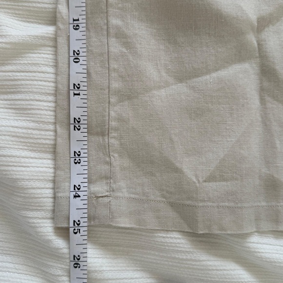Anthropologie The Somerset  Pull On Linen Pants Size L - Picture 15 of 16